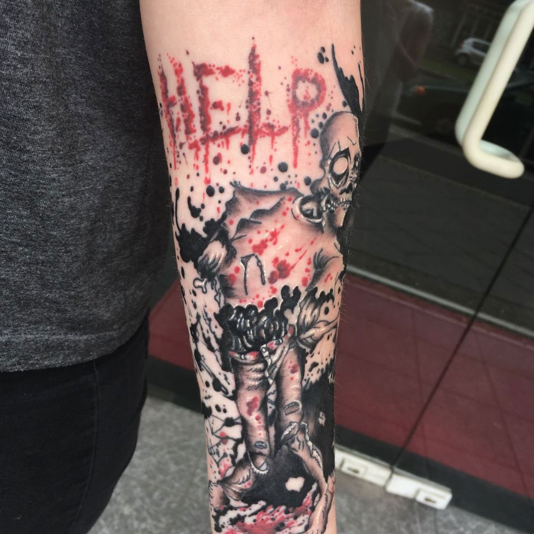 Tattoo trash polka